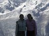 Katherine Copley > Hannah and Kirsty with glacier in the background