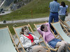 Katherine Copley > Hannah and Kirsty sunbathing at Plan Praz