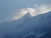 Katherine Copley > View of the Aiguille Verte from apartment