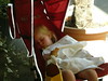 Katherine Copley > Isabelle asleep without finishing her ice cream!