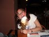 Katherine Copley > Hannah enjoying a drink