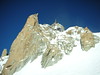 Katherine Copley > Looking back up to the Aiguille