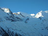 Katherine Copley > Early morning at Brevent, looking up to Mont Blanc