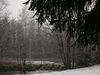 Katherine Copley > Snowing outside the mazot